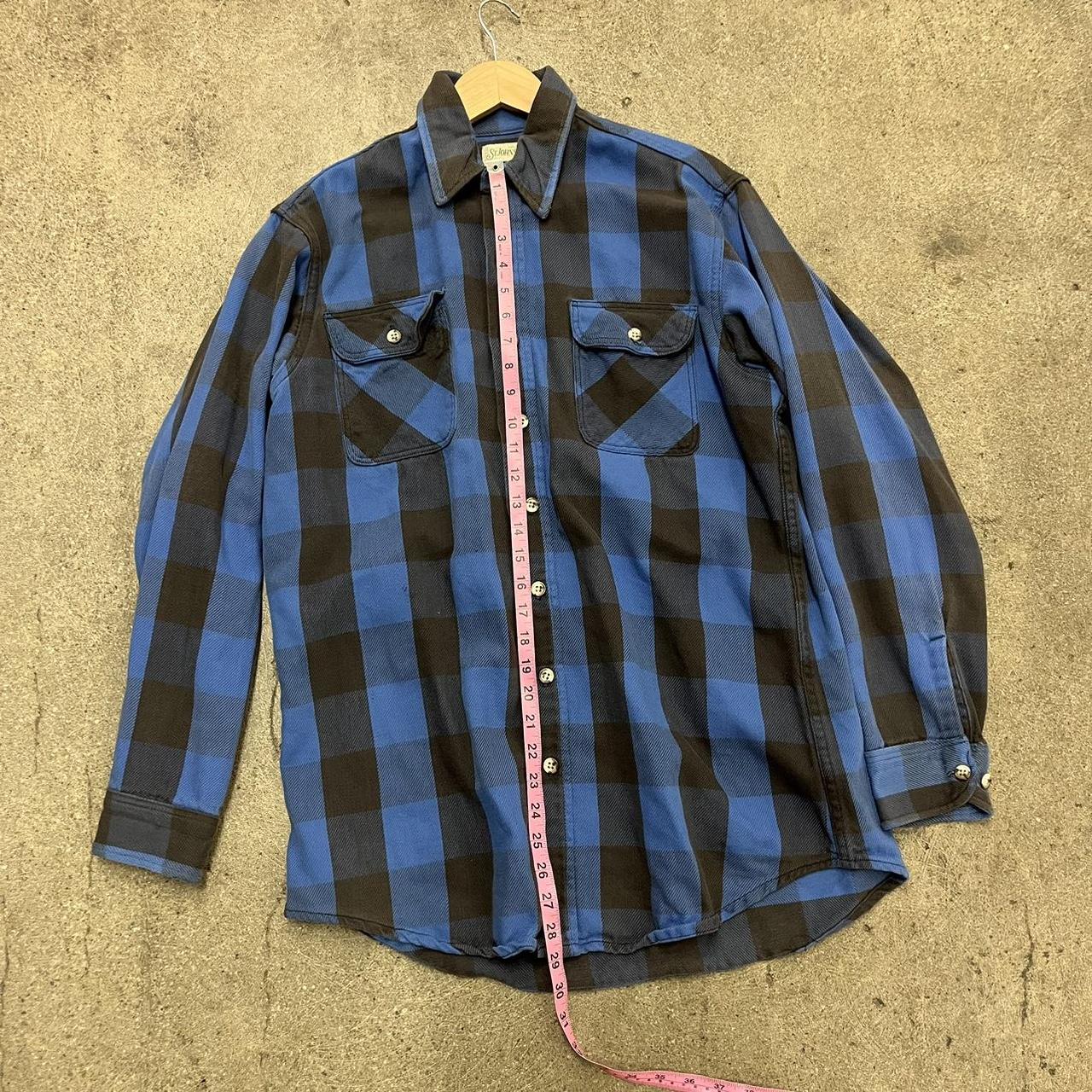 Vintage St. John's Bay Heavyweight Work Flannel | Depop