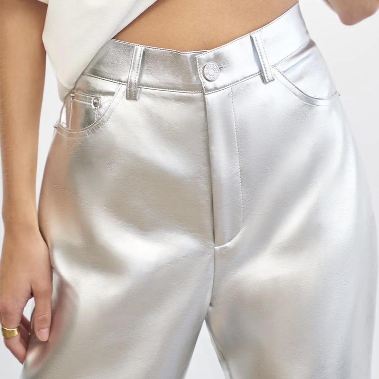 4th & Reckless Soho Straight Leg Pant,    Metallic...