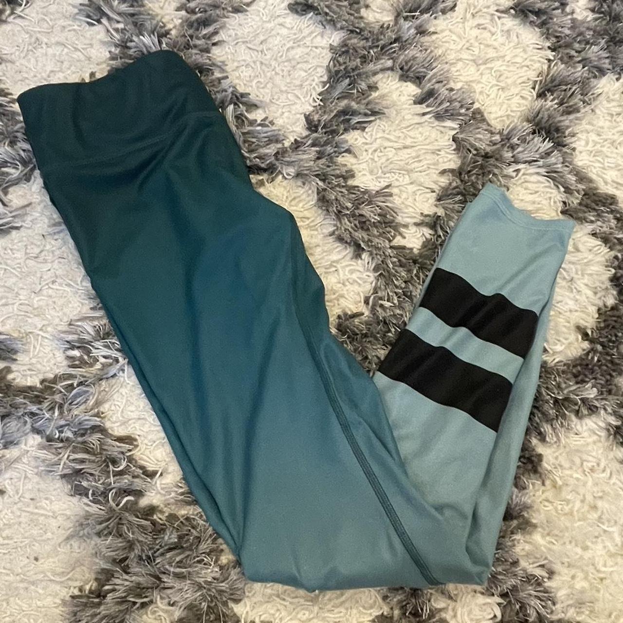 ALO YOGA BLUE GREEN OMBR LEGGINGS SIZE