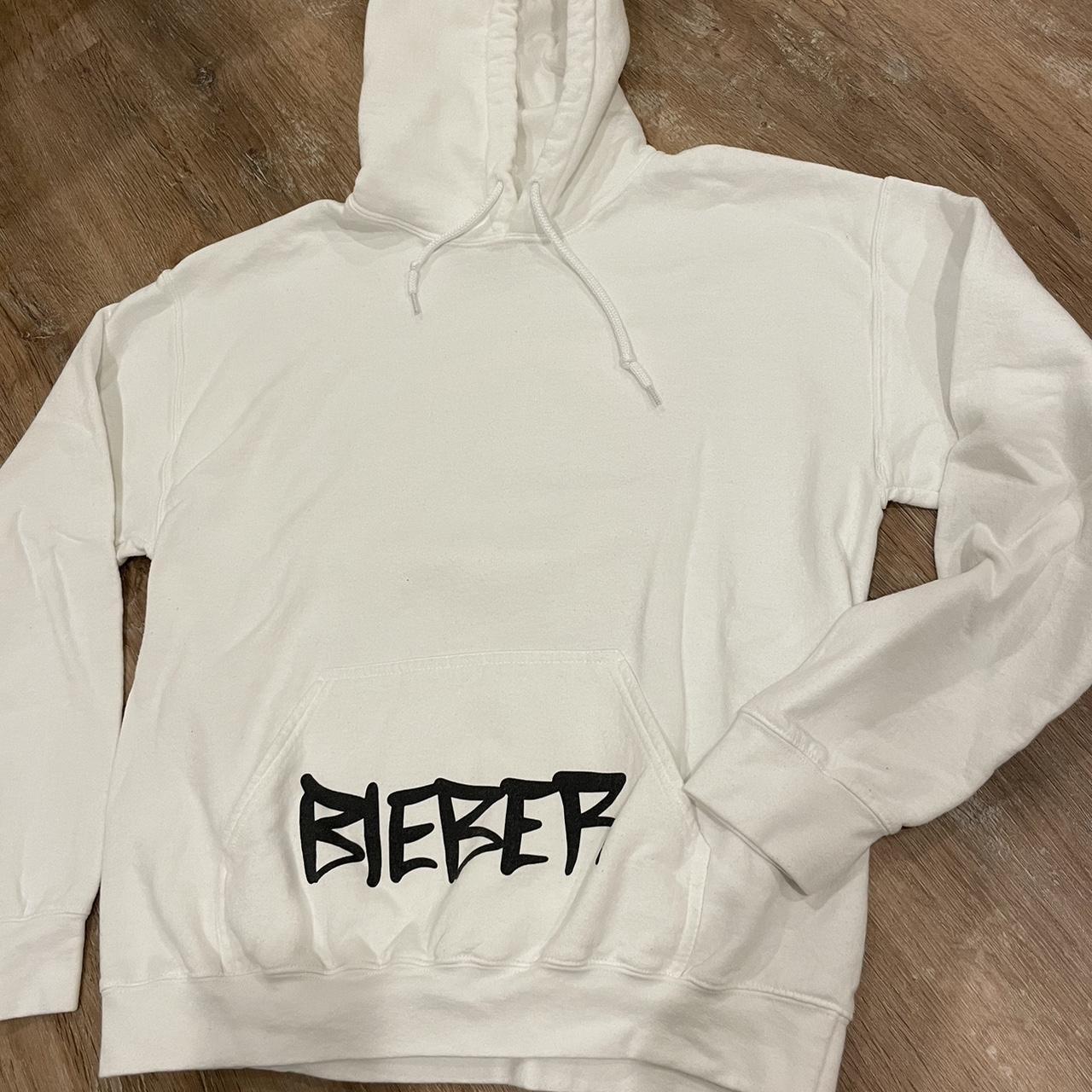 White Justin Bieber Changes hoodie Size . Depop