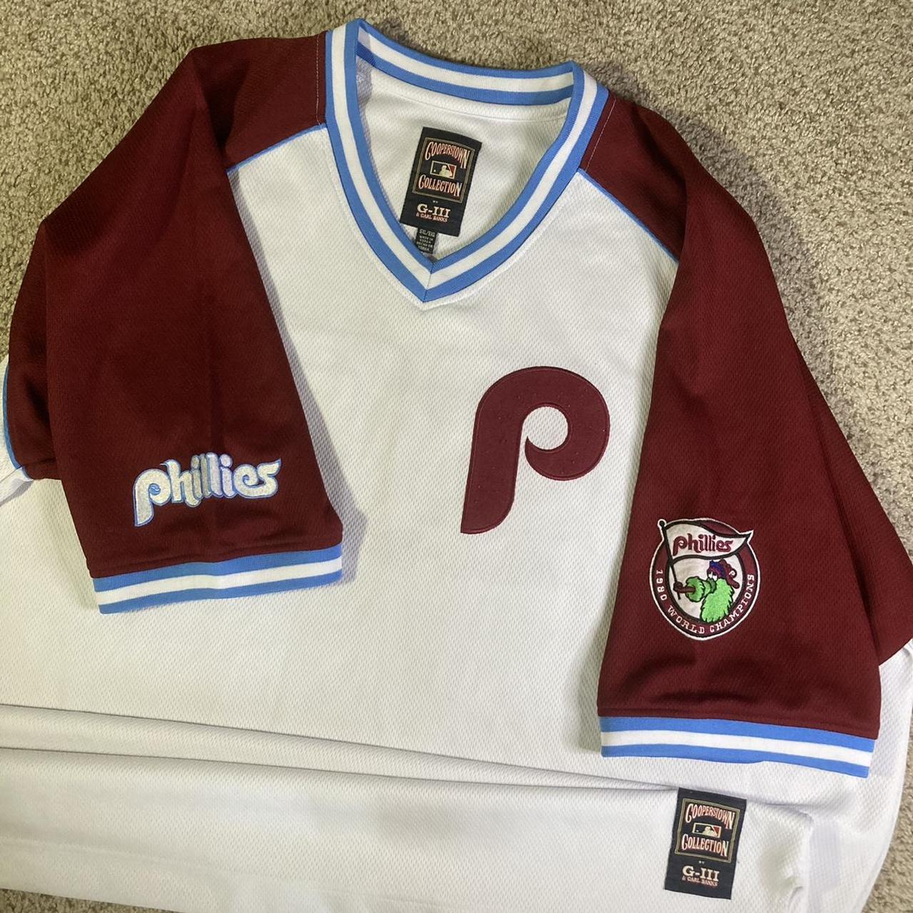 Philadelphia Phillies Cooperstown Collection jersey. - Depop