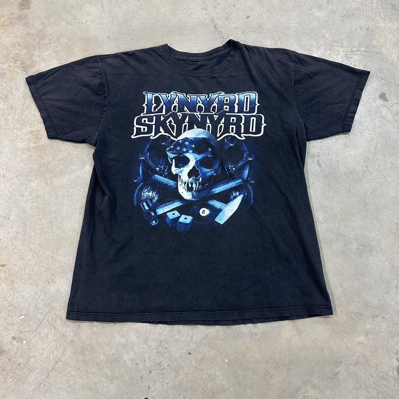 Vintage Lynard Skynard Band Music T-Shirt Dated... - Depop