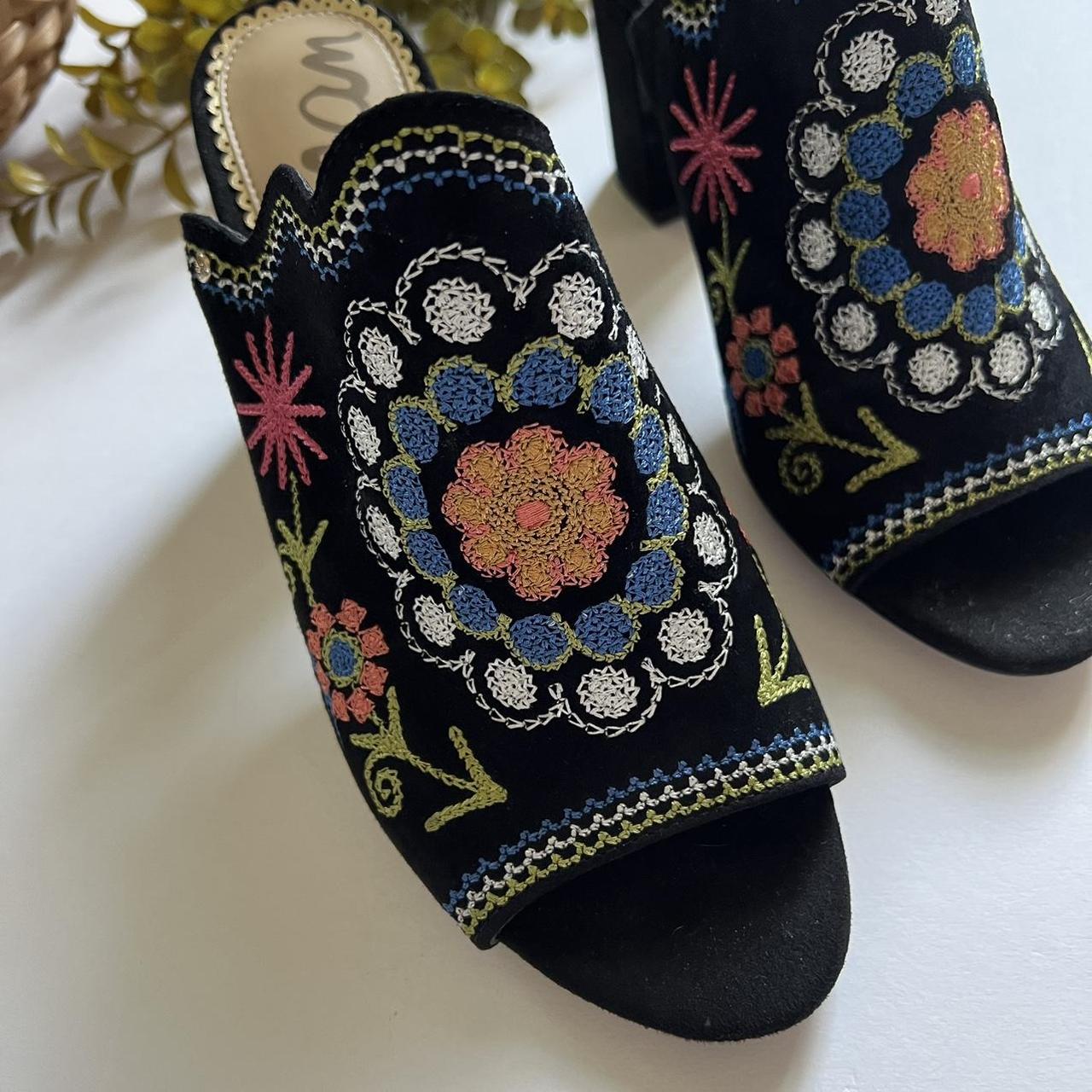 Sam edelman clearance embroidered mules