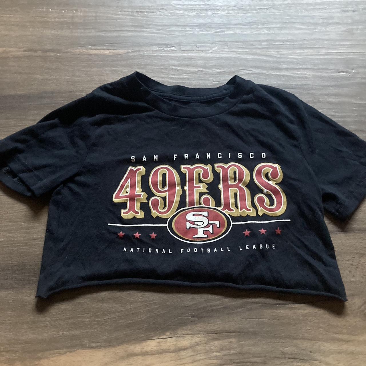 San Francisco 49ers Black Shirt Vintage looking - Depop