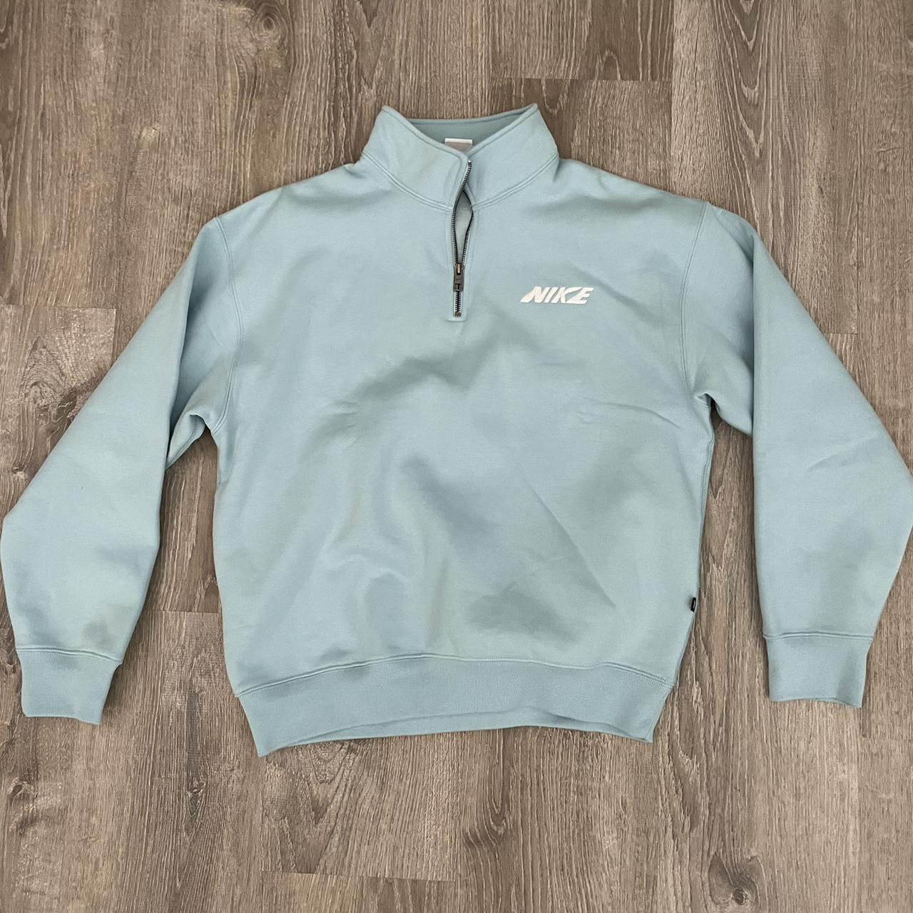 Light blue 2024 nike quarter zip