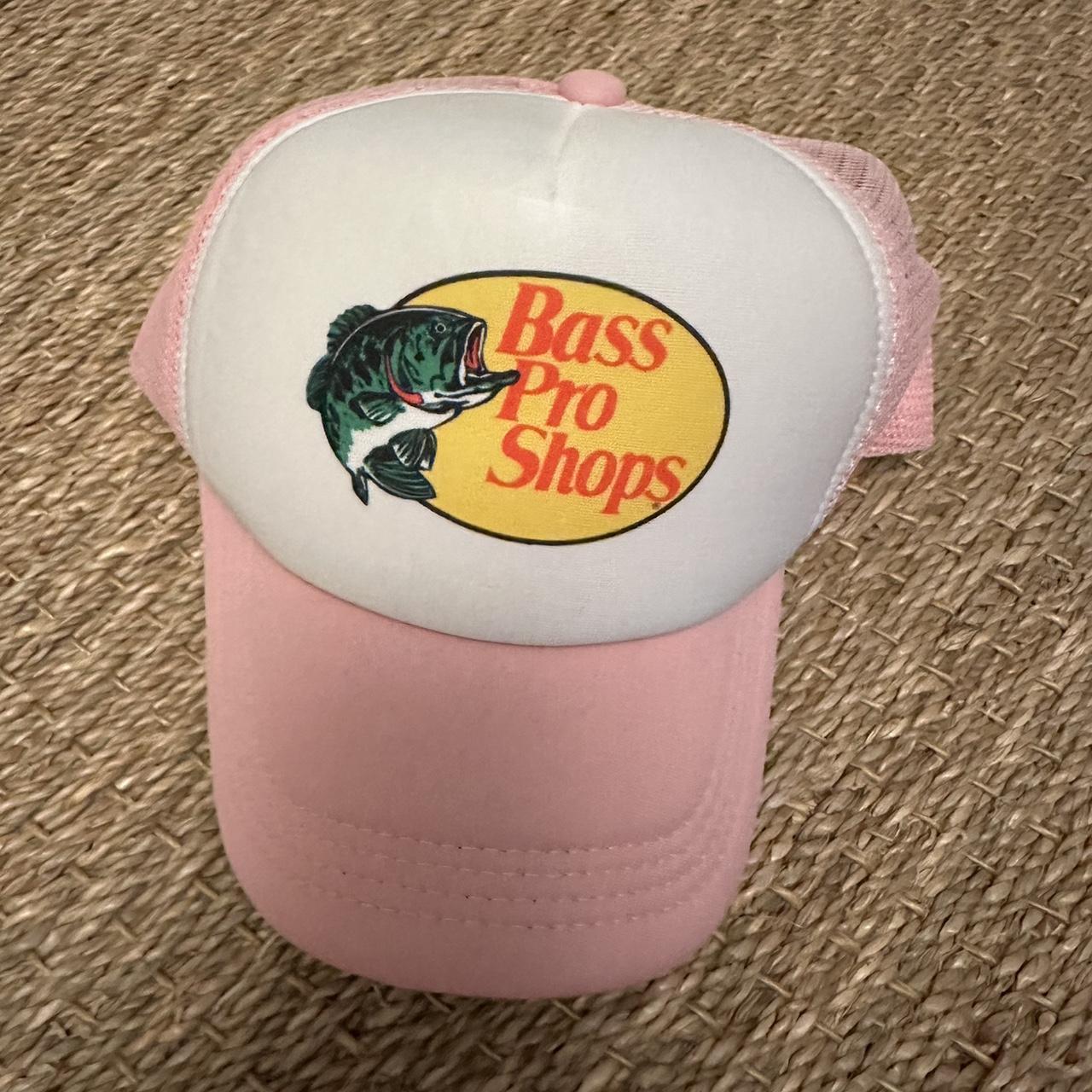 Pink Bass Pro Shop trucker hat truckerhat basspro... Depop