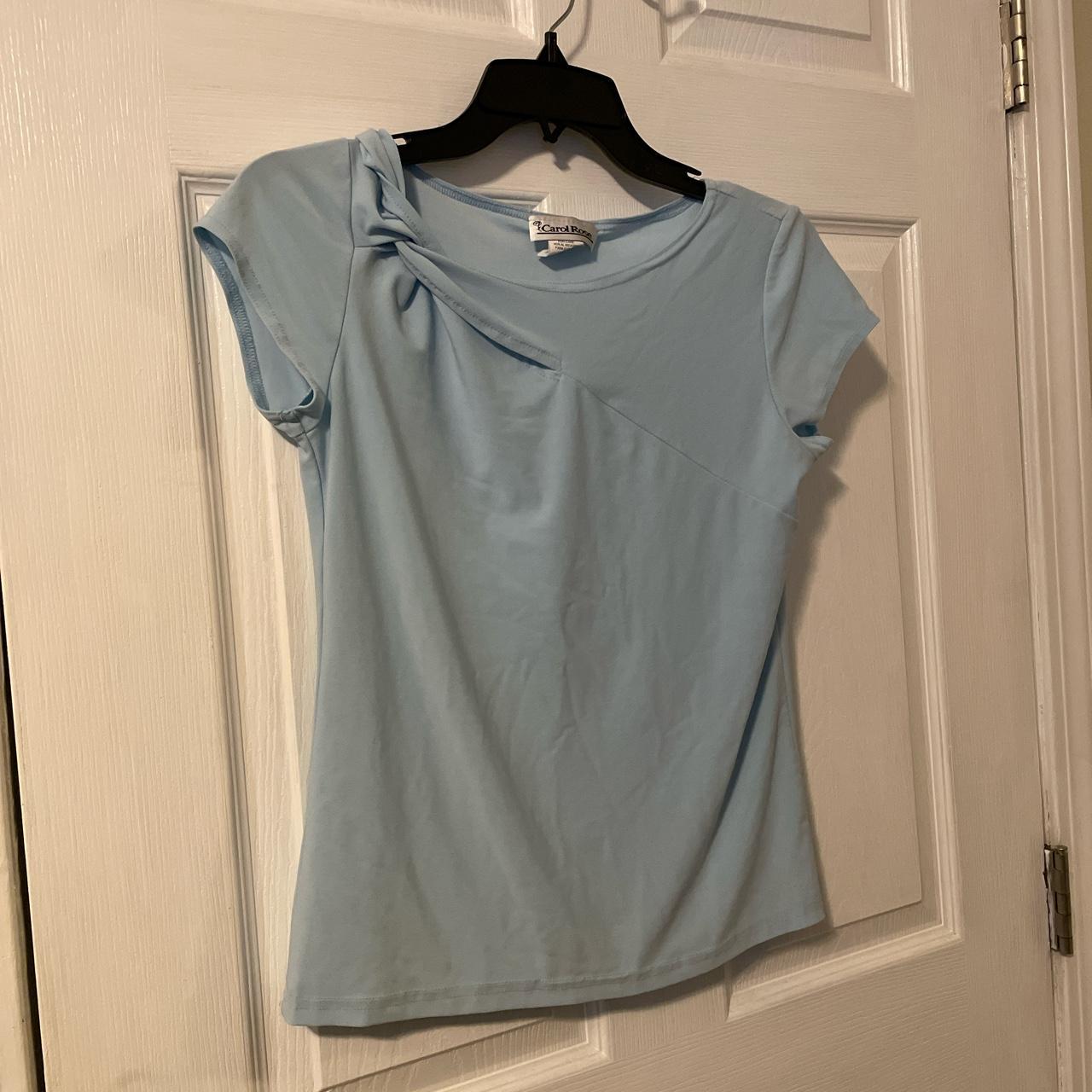 Womens Blue T Shirt Depop 6196