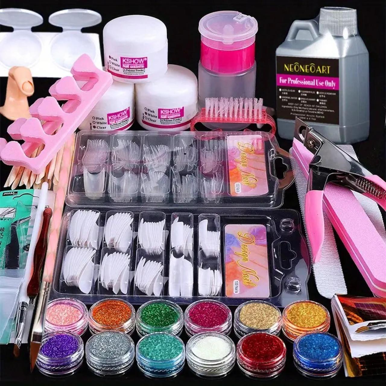 New Acrylic Nail Kit Set Professional Acrylic With Depop