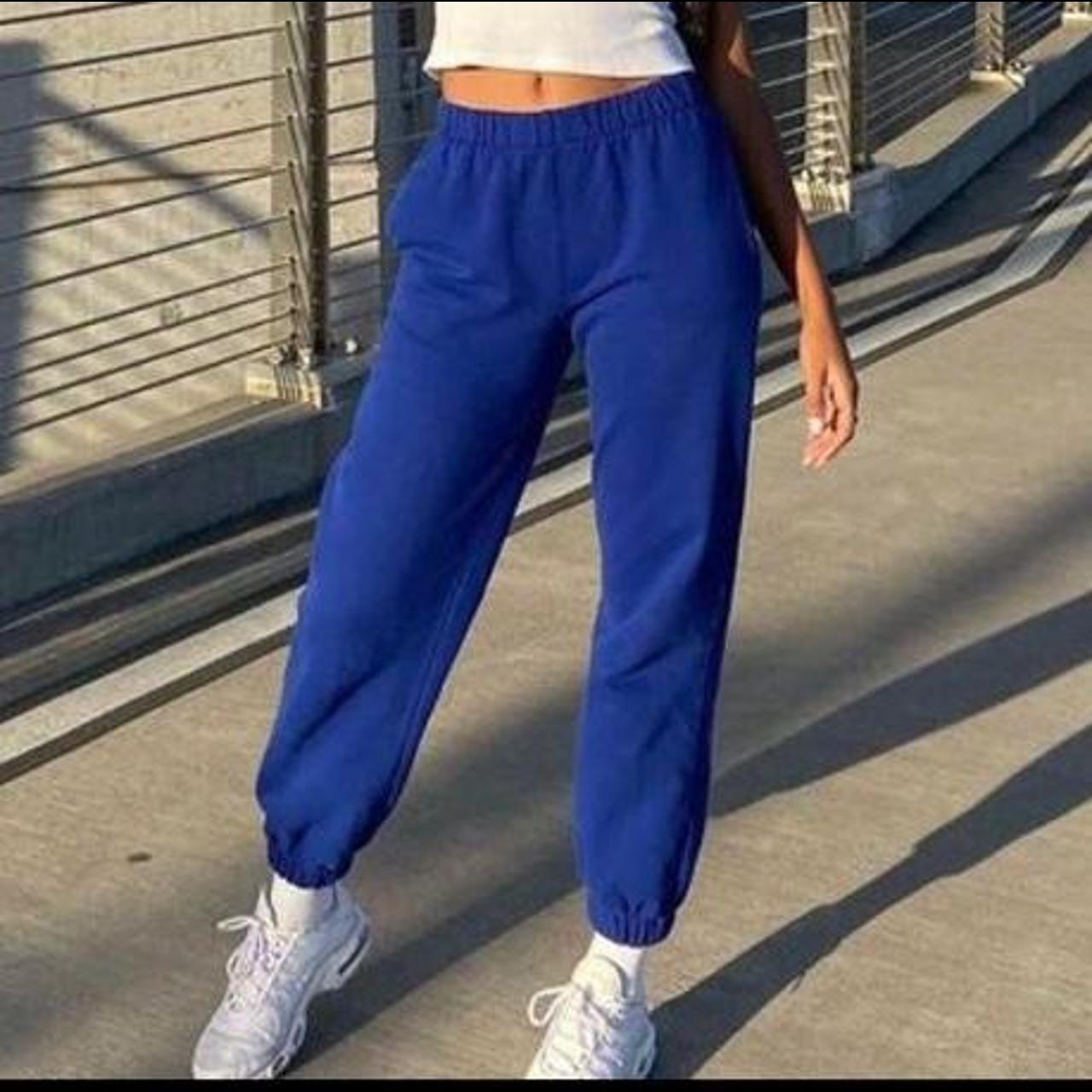 brandy melville rare royal blue rosa sweatpants! Depop