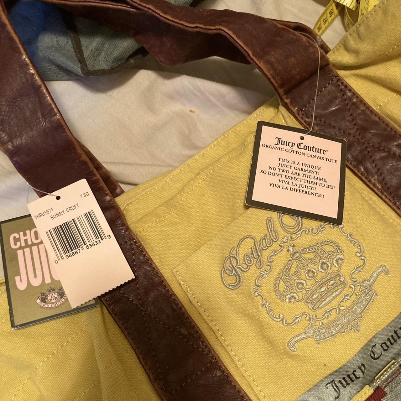 Juicy Couture New with Tags Yellow Tote Bag FREE | Depop