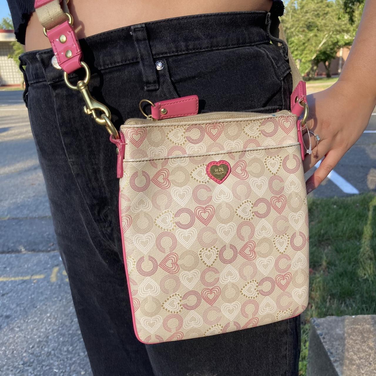 Buy the Coach Crossbody Bag Pink