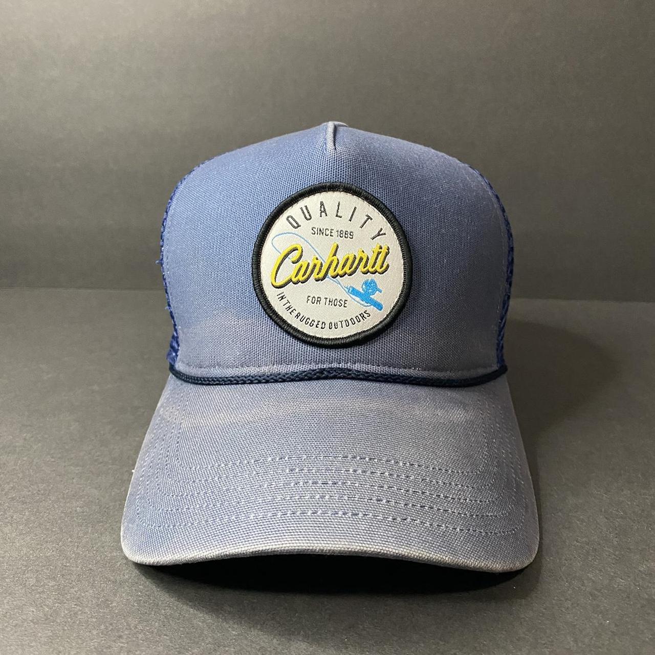 Carhartt Quality Since 1889 Blue Fishing Theme Cap