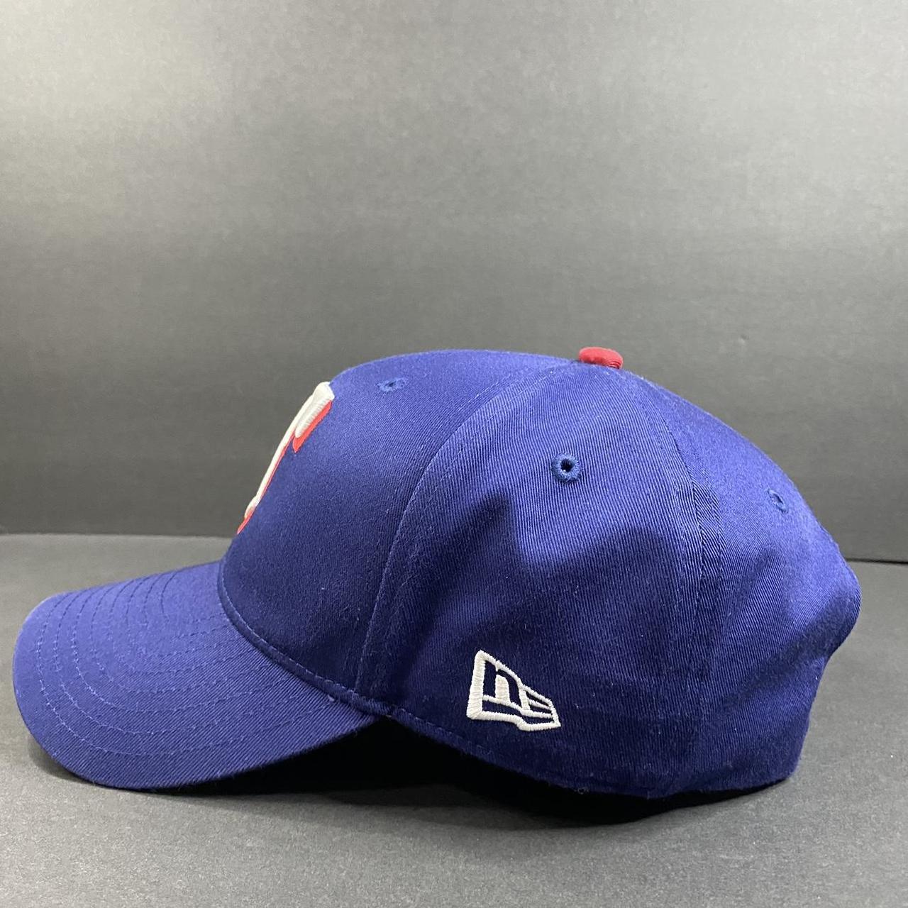 VINTAGE Texas Rangers Hat Cap Snapback Hat Twill MLB - Depop