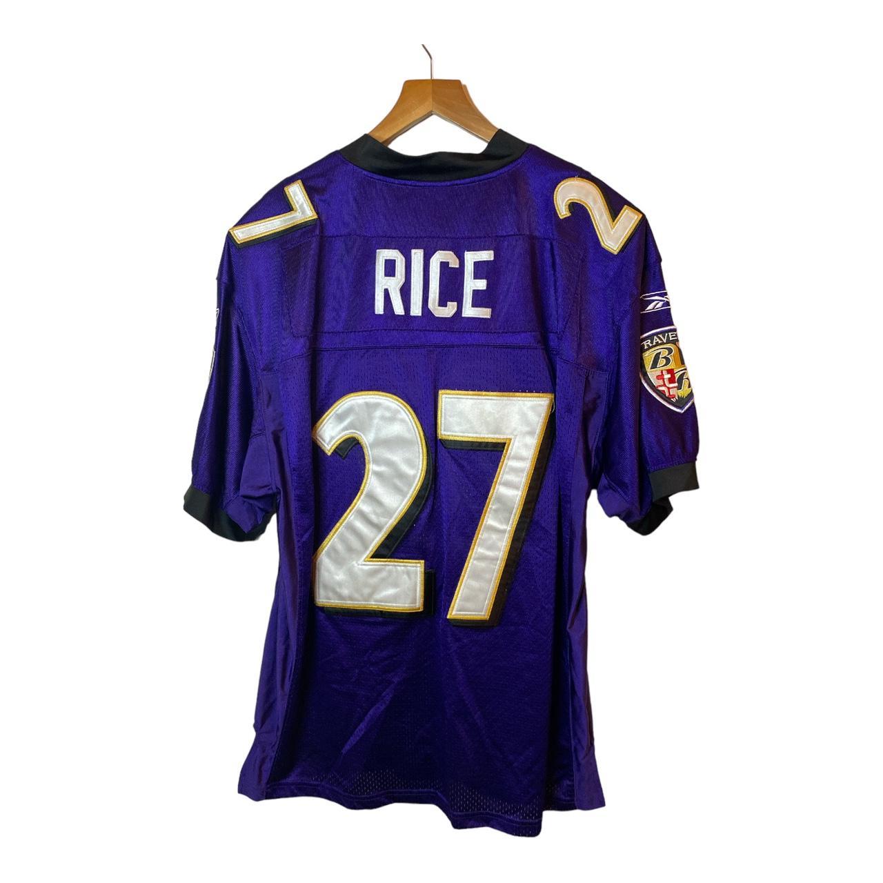 Ray Rice Baltimore Ravens Reebok Men’s Purple Jersey Size 50