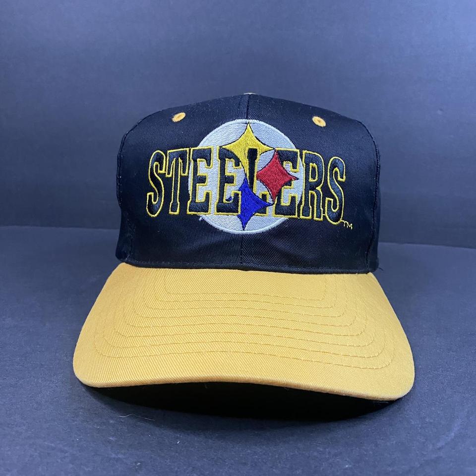 Vintage Pittsburgh Steelers Hat NFL Cap Snapback - Depop