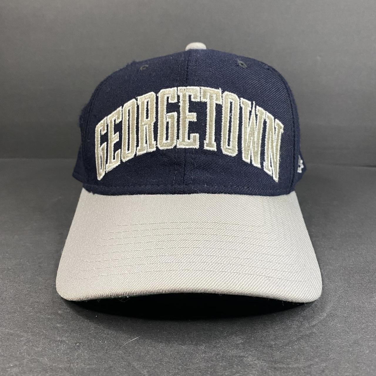 Vintage Georgetown Hoyas Starter Fitted Hat Size 7   Depop
