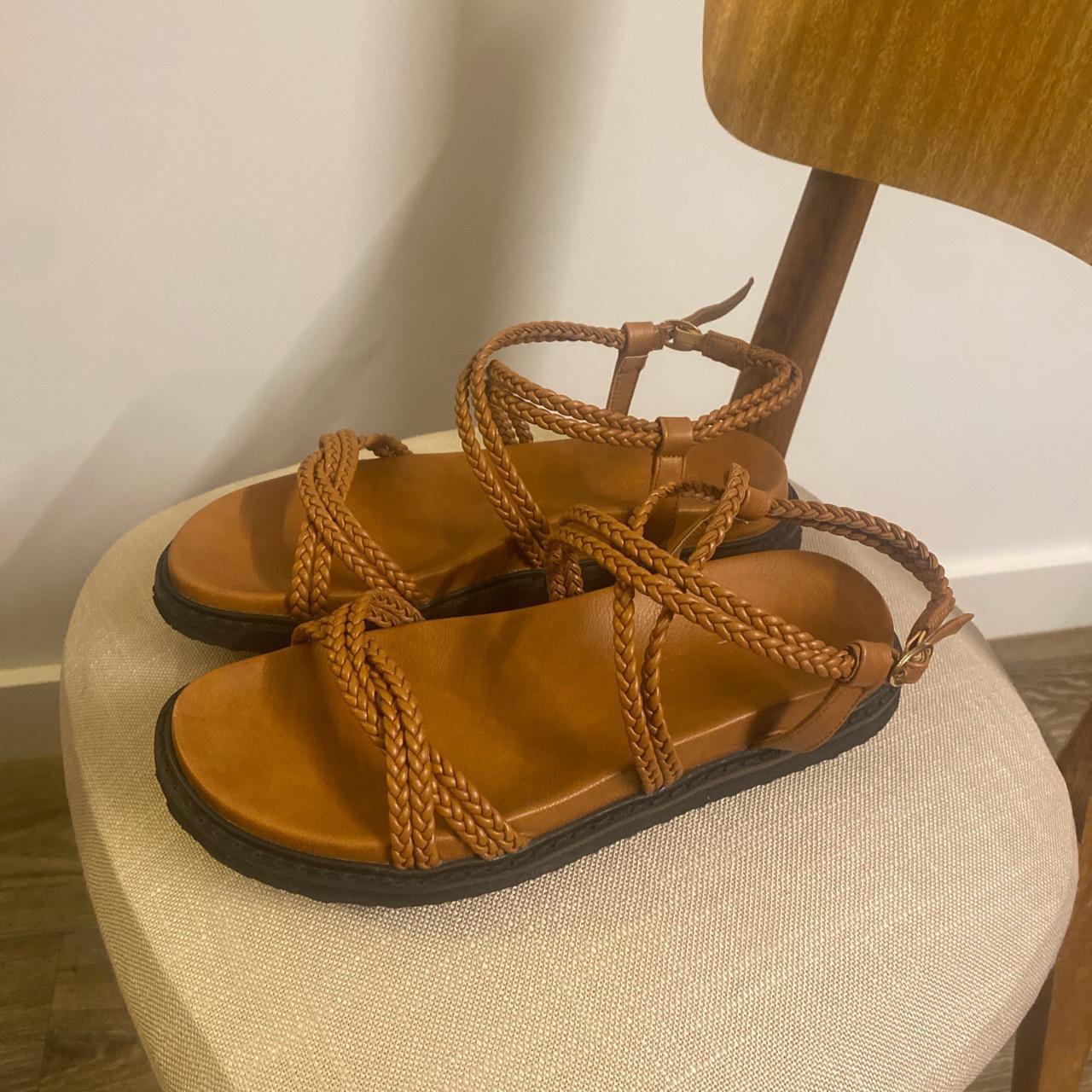 Tan Billini Sandal Aus Size 6 Worn once, not the... - Depop