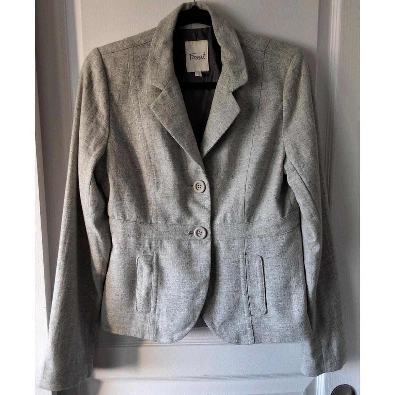 Fossil Women's Tailored jacket - Grey - M – Fossi… - image 1