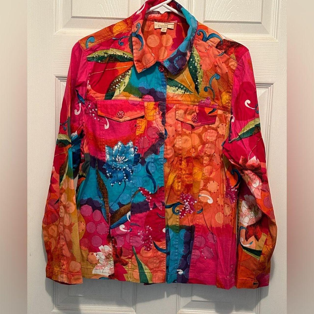 Source Unknown Women's Lightweight Jacket - Orang… - image 1