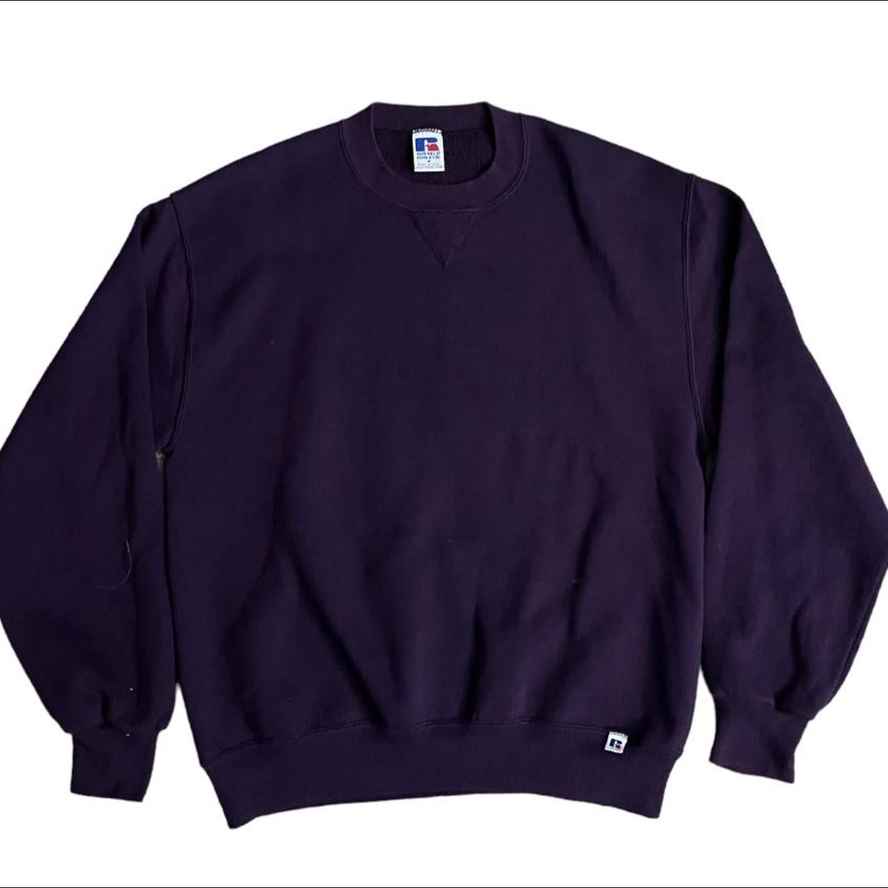 Vintage purple russel athletic sweatshirt Made in... - Depop