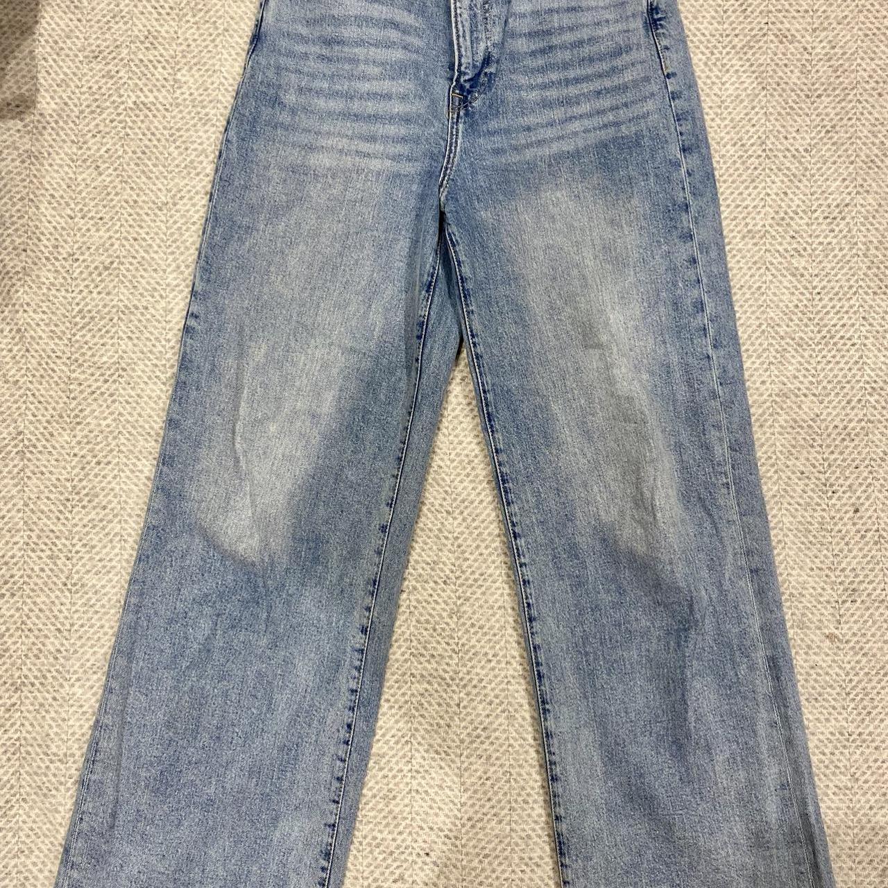 H&M high waisted wide leg jeans - Depop