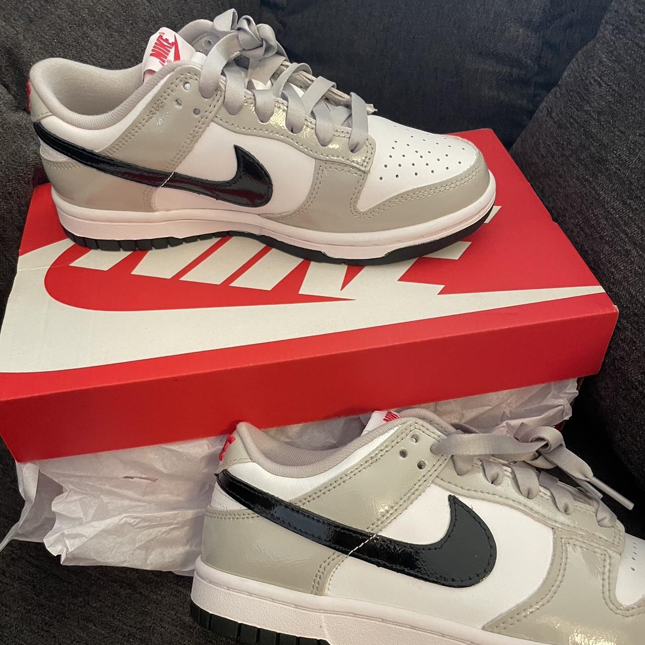 BRAND NEW NIKE DUNKS, Iron ore/black-white Nike dunk...