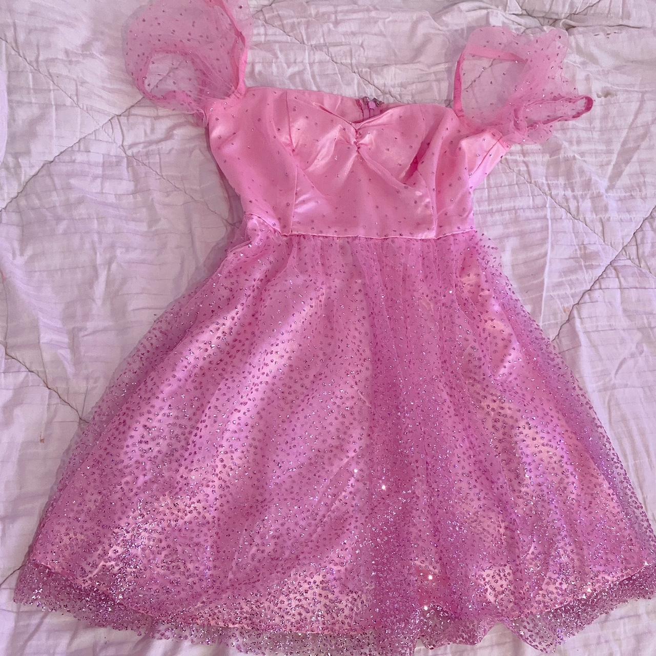 Sugar Thrillz Women's Pink Dress | Depop