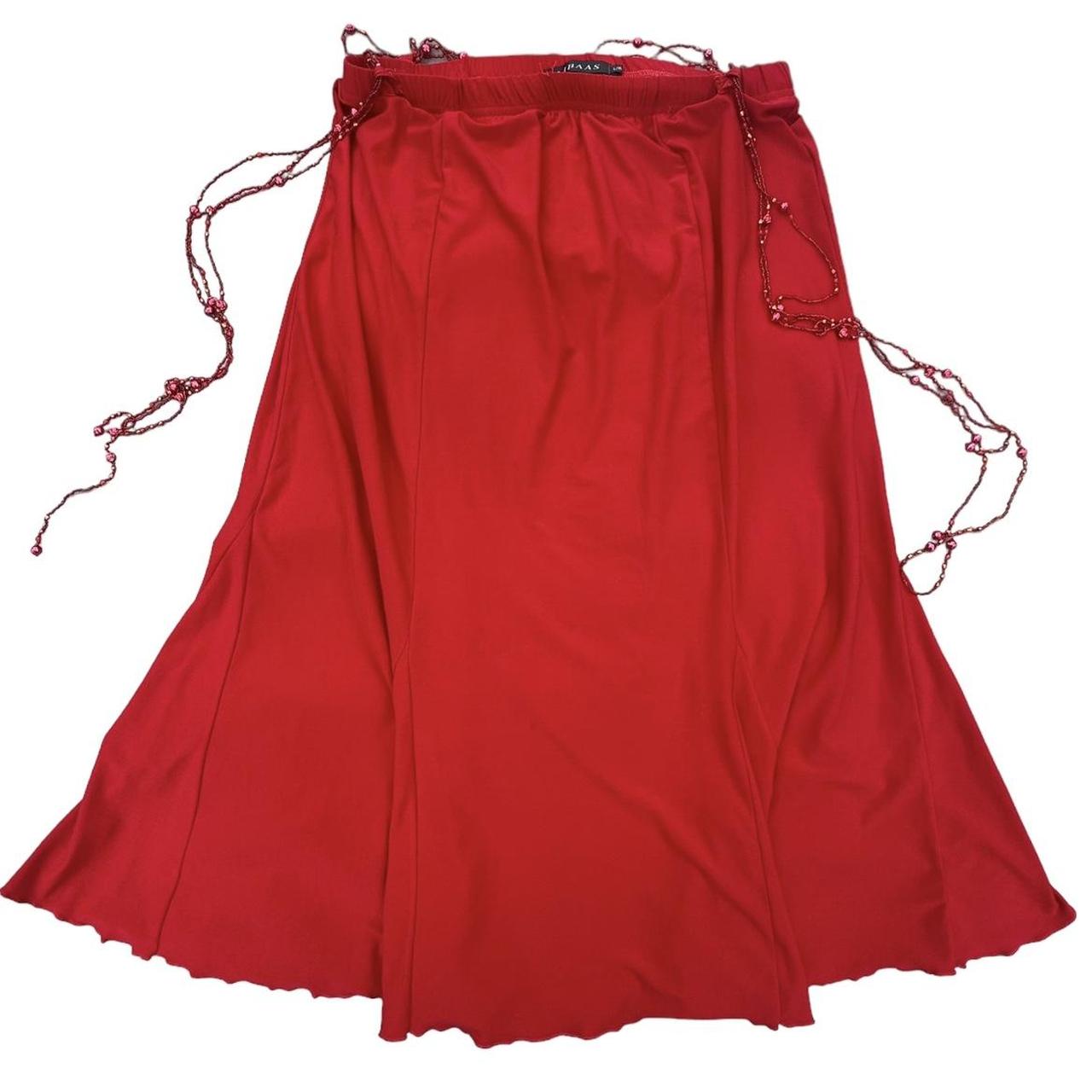 Women's Red Skirt Depop