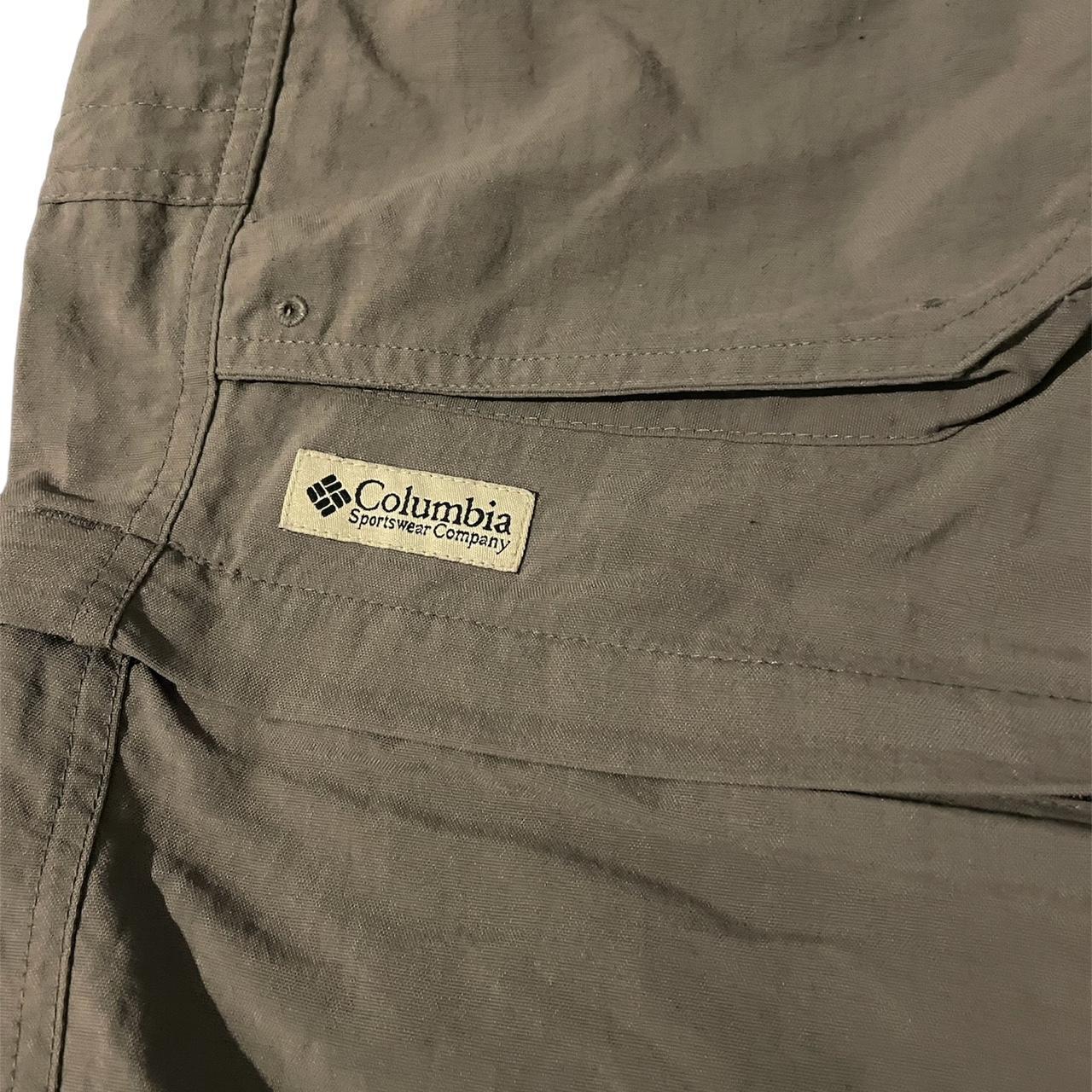 Columbia grey cargo pants Size 34 Baggy fit +zip... - Depop