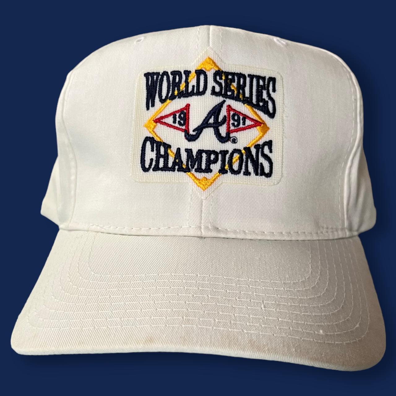 atlanta braves world series championship hat