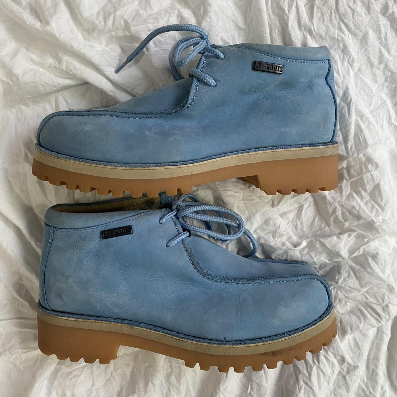 lightly blue buffalino boots. in great condition