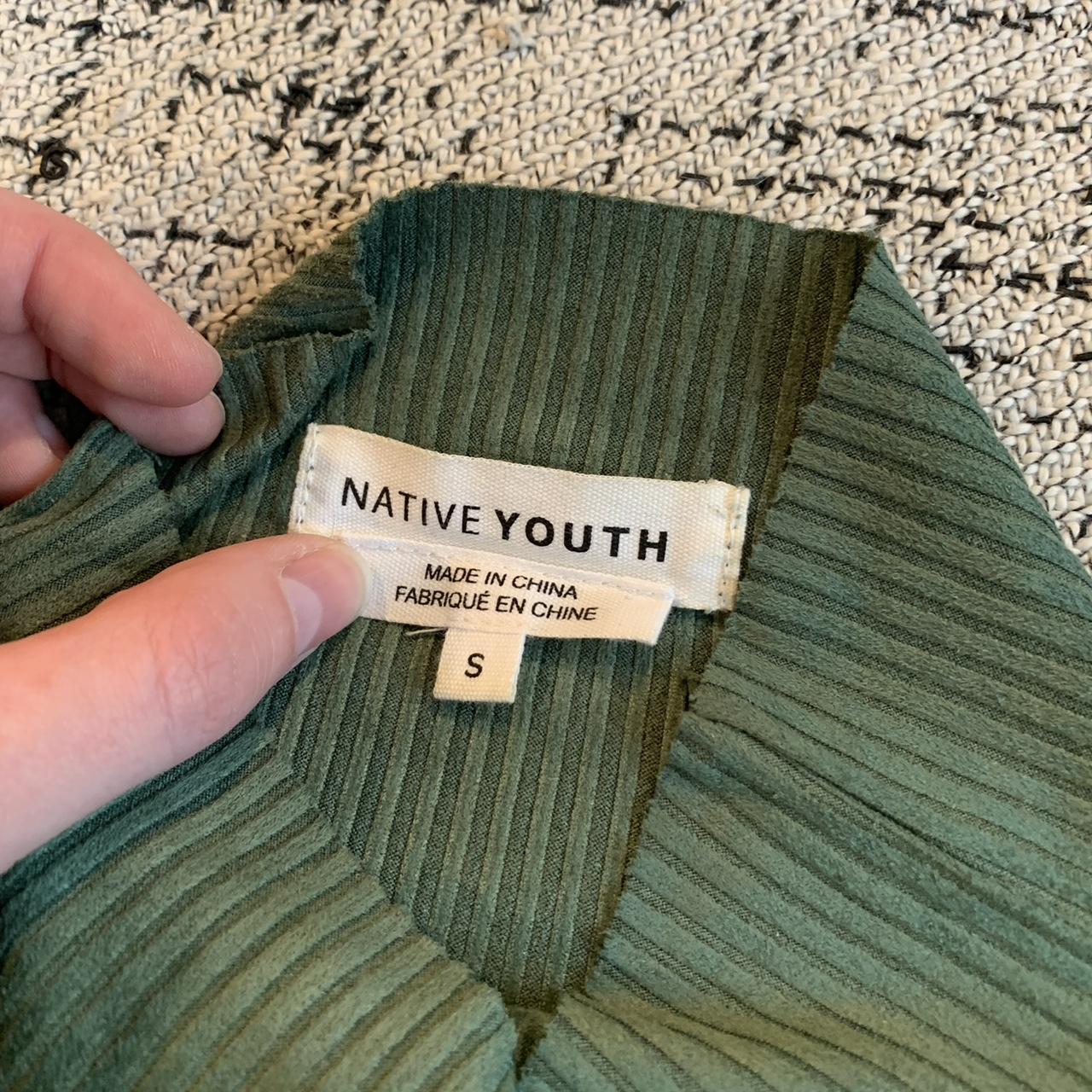 Native Youth Women's Green Blouse (3)