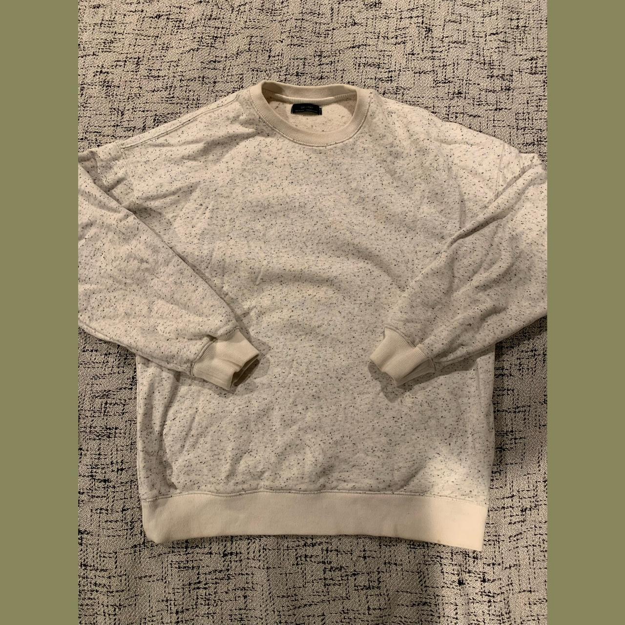 Oak + Fort oversized mens crew neck sweatshirt in... - Depop