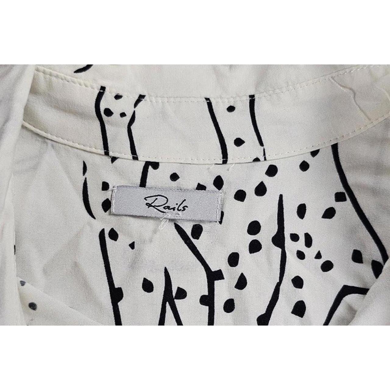 Rails Women's Top - White - XS – Rails 100% Rayon… - image 2