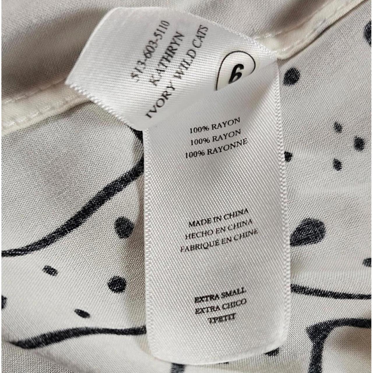 Rails Women's Top - White - XS – Rails 100% Rayon… - image 3