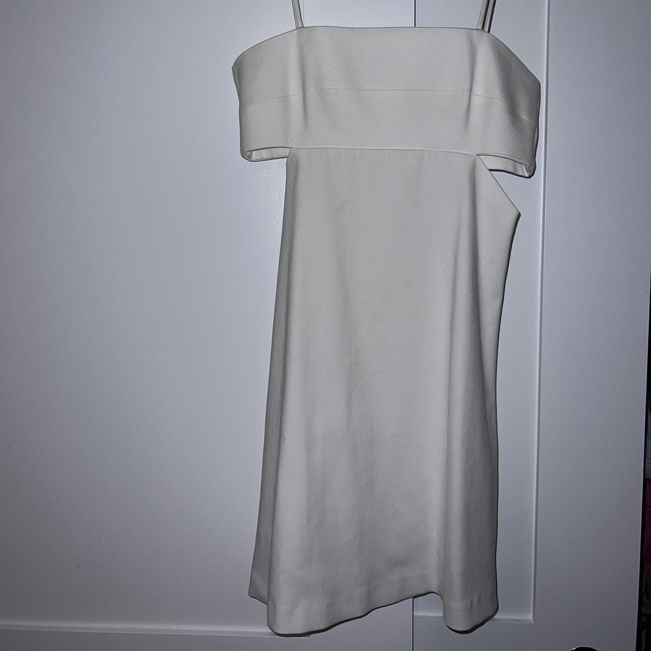 White Zara cut out dress Cute & comfortable... - Depop