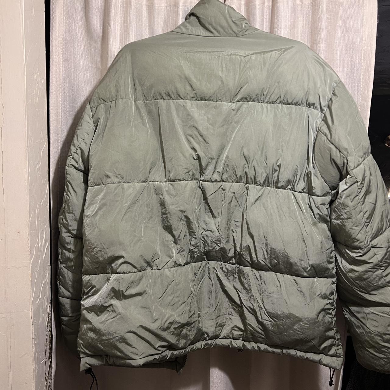 Sage green Pacsun puffer jacket coat. Super warm.... - Depop