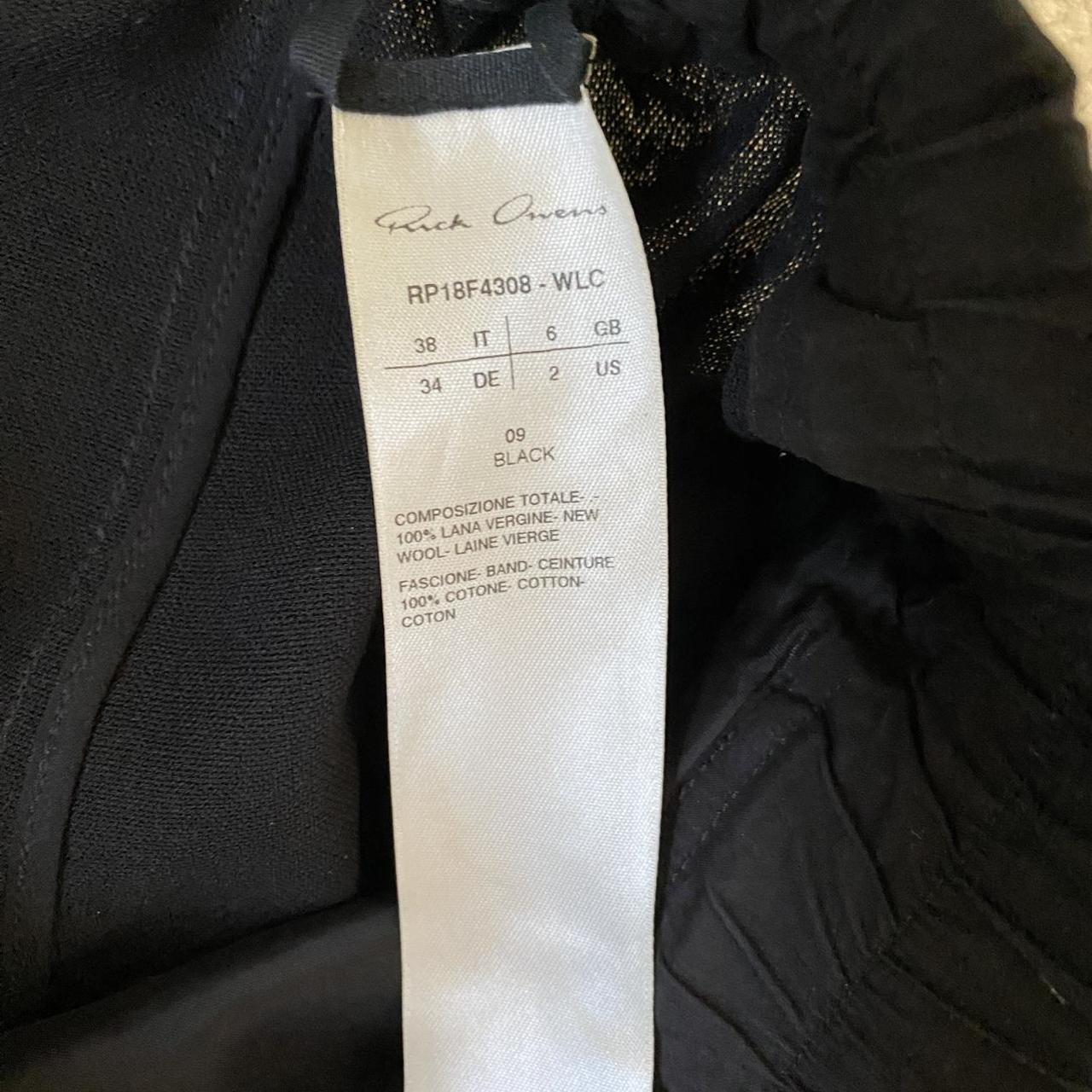 Rick Owens drop crotch women’s pants, size 2. - Depop