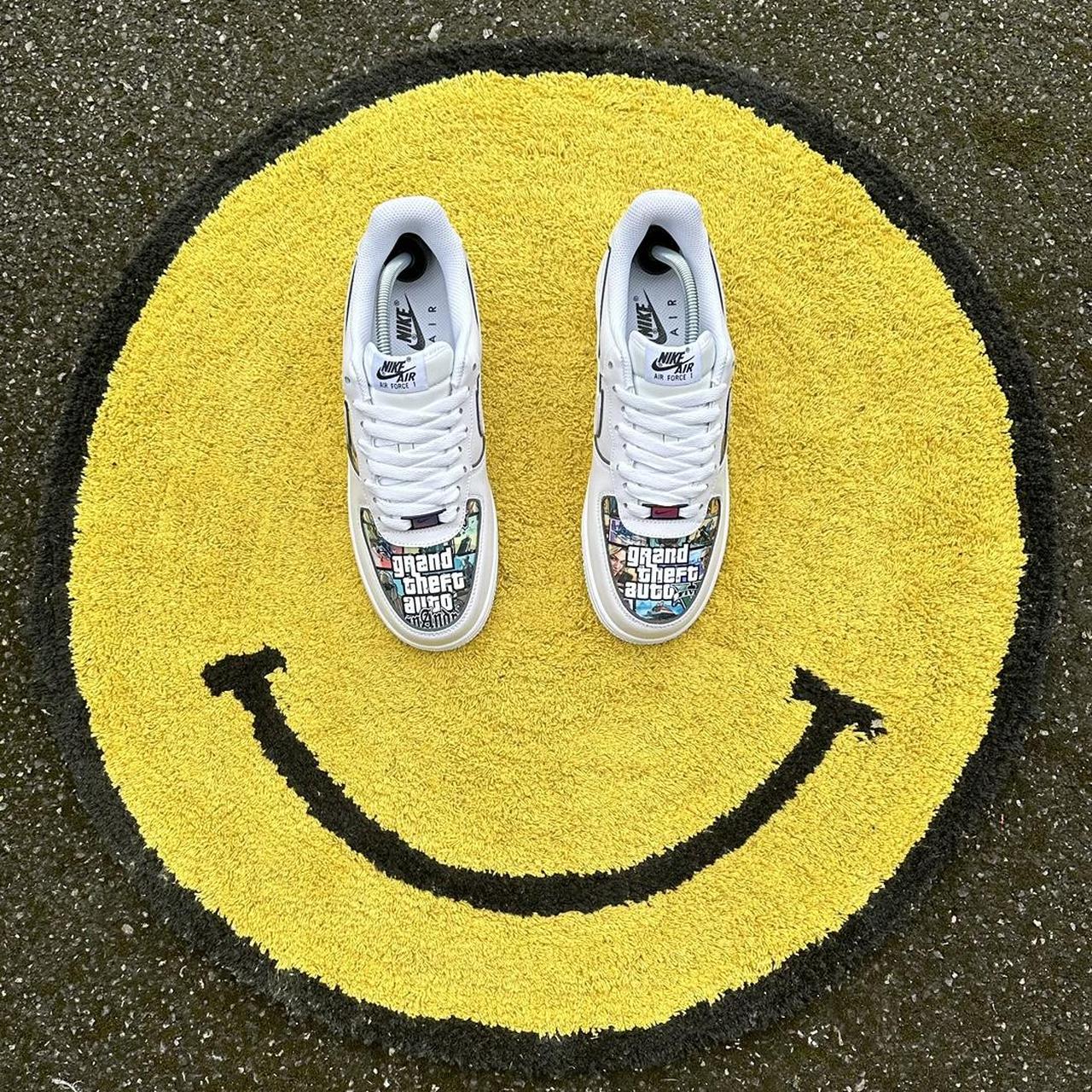 GTA V SA Air Force 1's AF1 CUSTOM Cut Depop