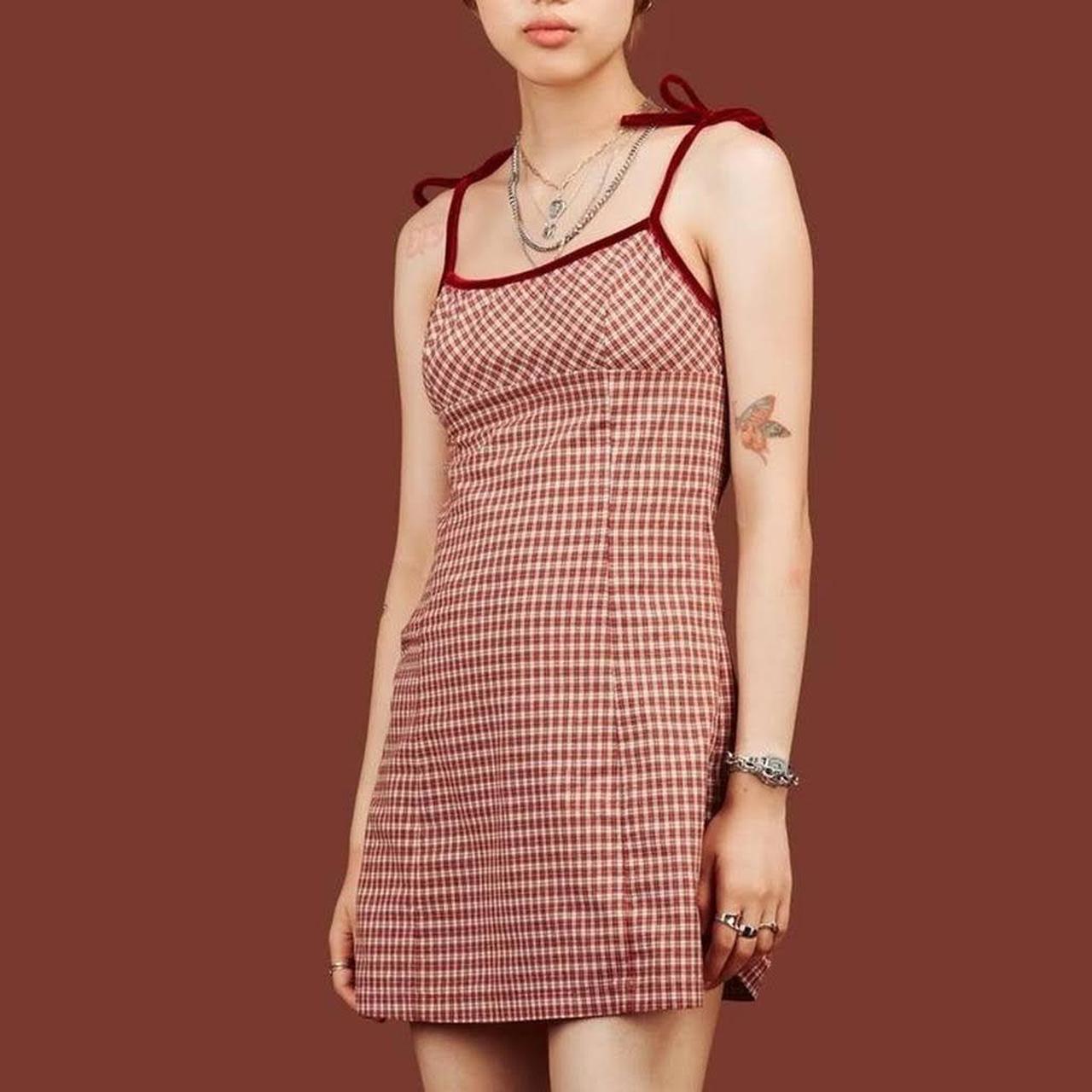 unif ruby mini dress (cropped hem) size medium,... Depop