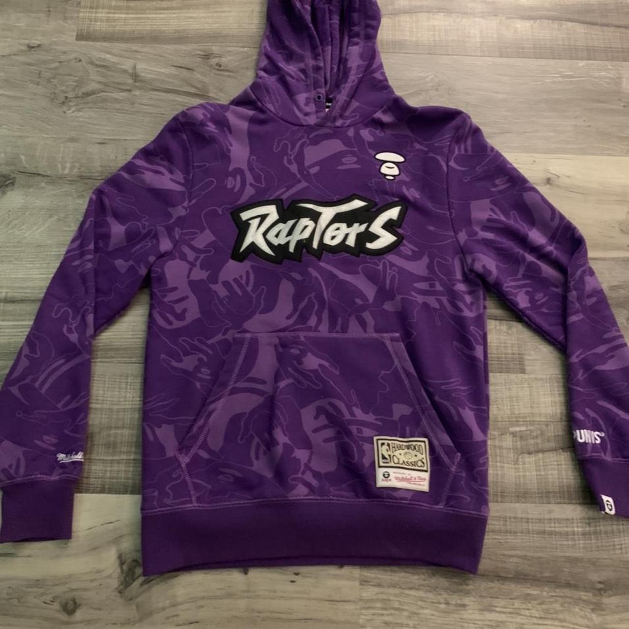 Bape hot sale raptors hoodie