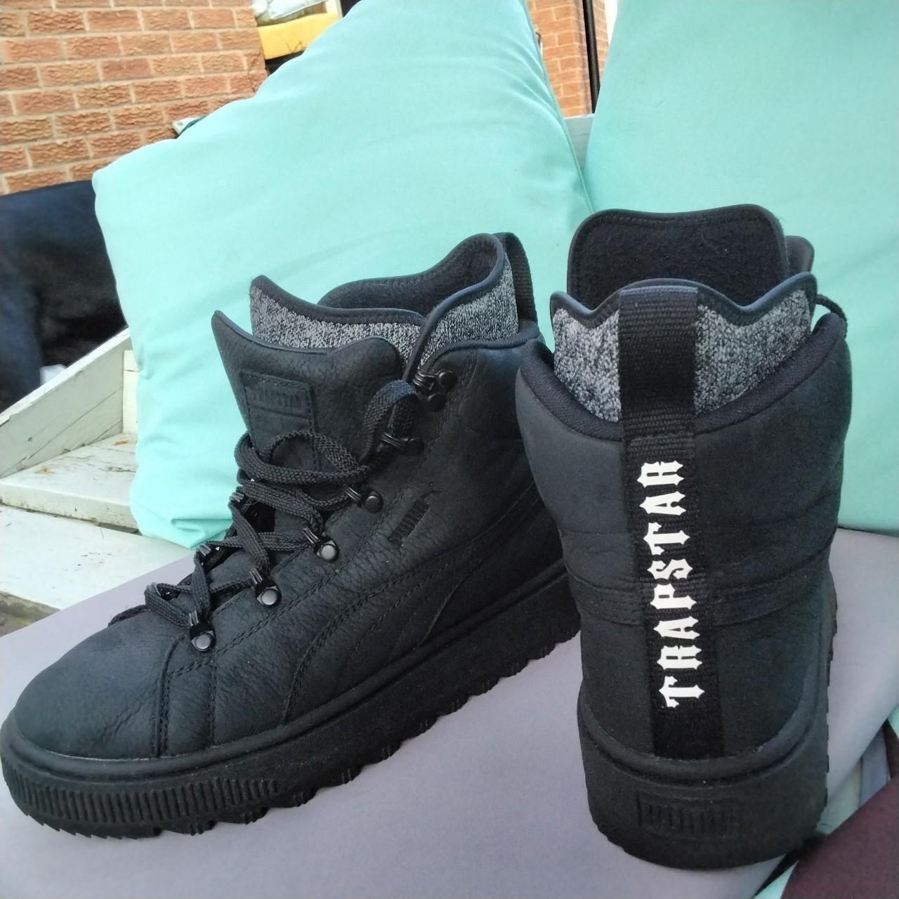 Puma X Trapstar collab chunky hi top ren boots