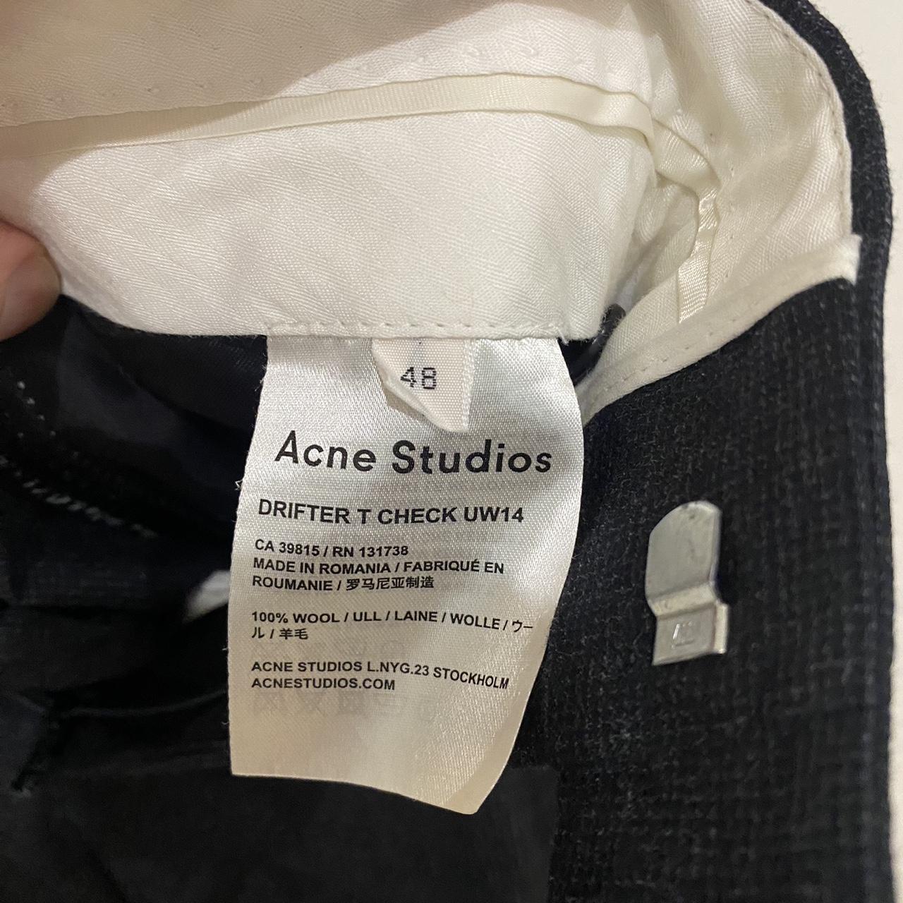 Acne Studios Drifter 100% Wool Suit Trousers Sz 48... - Depop