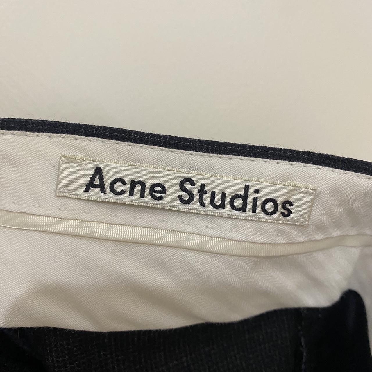 Acne Studios Drifter 100% Wool Suit Trousers Sz 48... - Depop