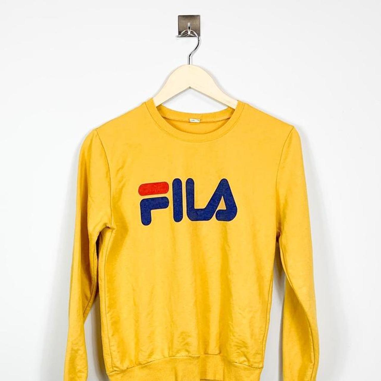 Vintage Fila Sweatshirt Size Womens Medium. Depop