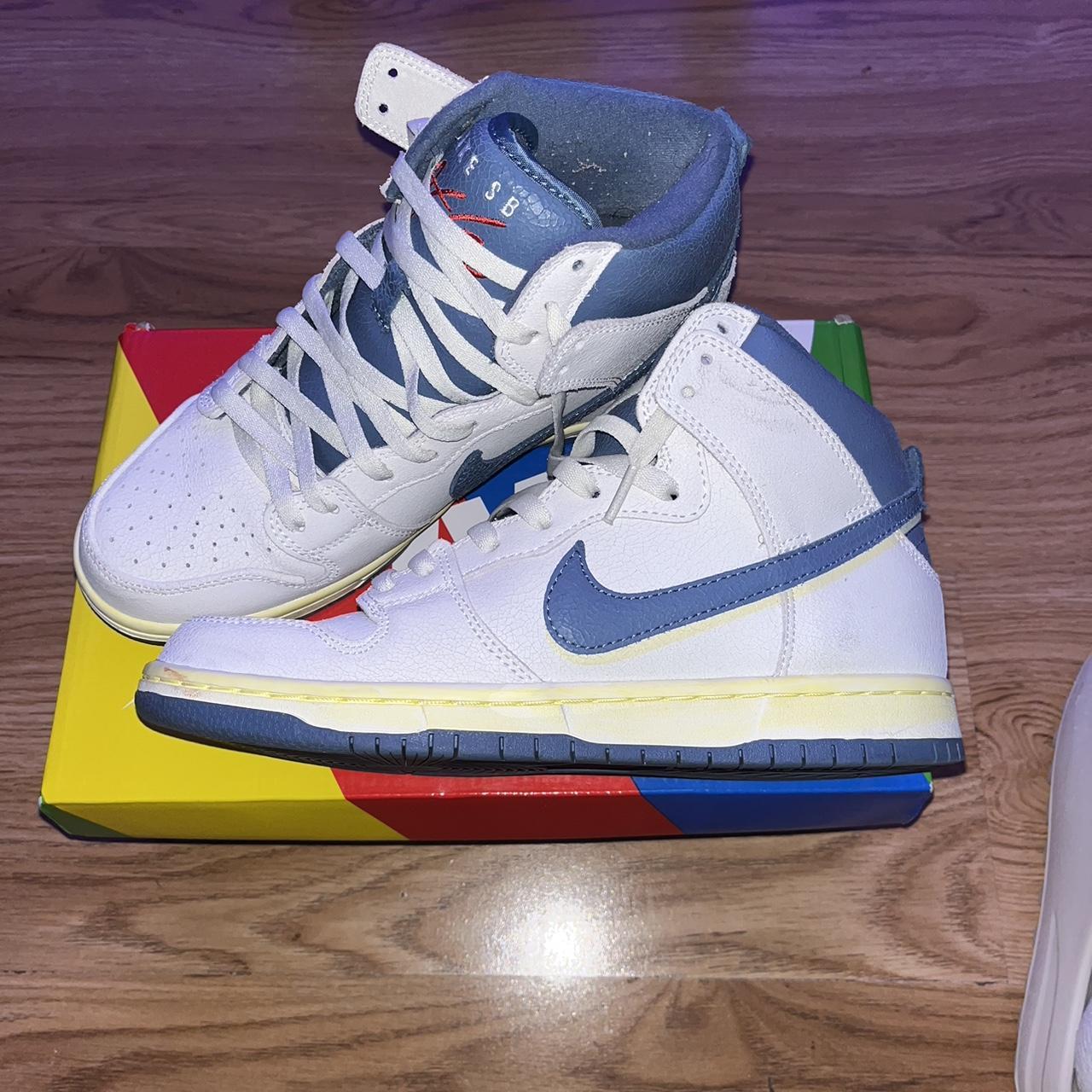 Nike dunk high atlas lost at sea Size 7 Worn Depop