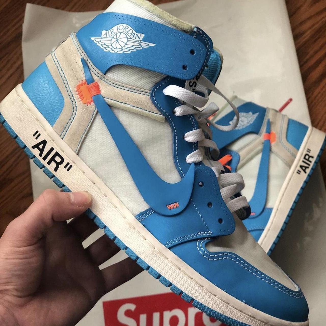 Off white university blue jordan 1 online