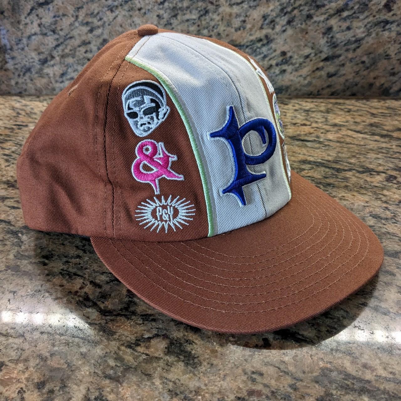 Punk&yo 2X3 snap back hat, Color - brown /blue /...