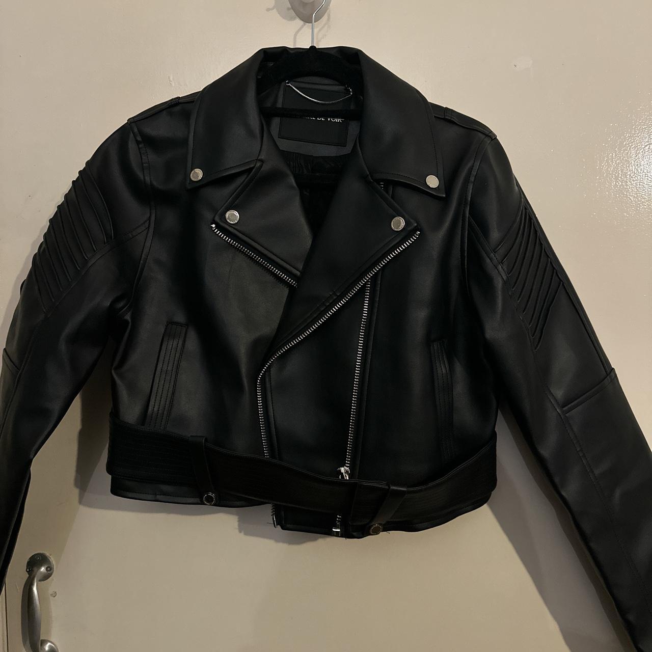 Maniere de voir leather jacket vegan - Depop