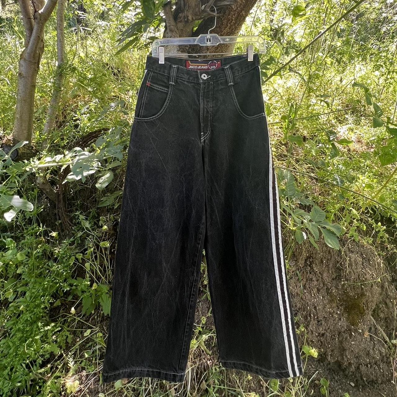 ぽんすけさん専用　90s JNCO Vintage 90's JNCO Skunk🦨 28×30 Hearing | Depop